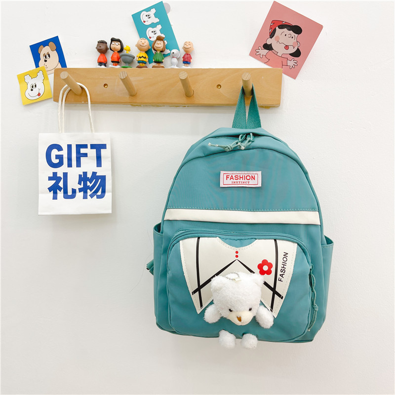 In the spring of 2025, a new cartoon schoolbag for boys and girls, a Korean version with high appearance standards and trendy little bear for kindergarten, will be launched Specification drawing