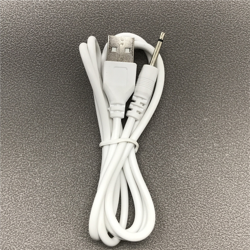 usb to 2.5 audio mono charging cable, 1 meter 17.4mm facial cleansing device, 2.5 round charging cable for sex products Application Scenario