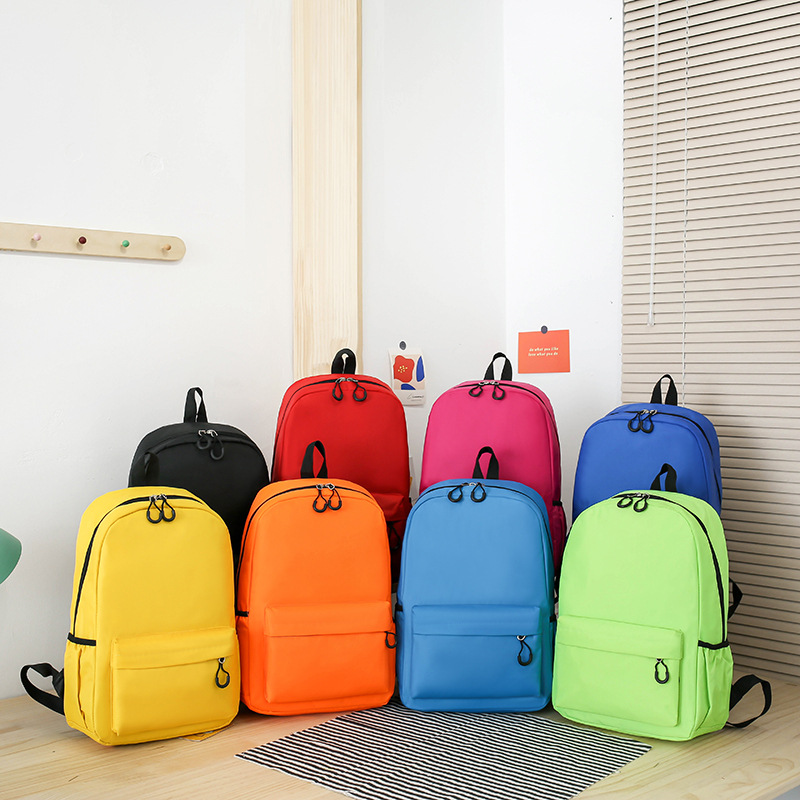 The schoolbag can be customized as a simple and solid-color LOGO backpack for primary school students, a large-capacity advertising backpack for outdoor leisure for both men and women Specification drawing
