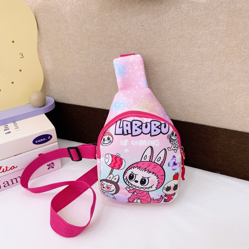 2025 New children's bags, cute cartoon coin purse crossbody bag for boys and girls, outdoor casual trendy chest bag details Picture
