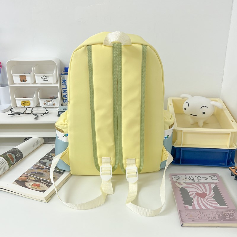 New InS-style Korean-style backpacks for girls, cute schoolbags for junior and senior high school students, fresh and sweet backpacks for college students Specification drawing