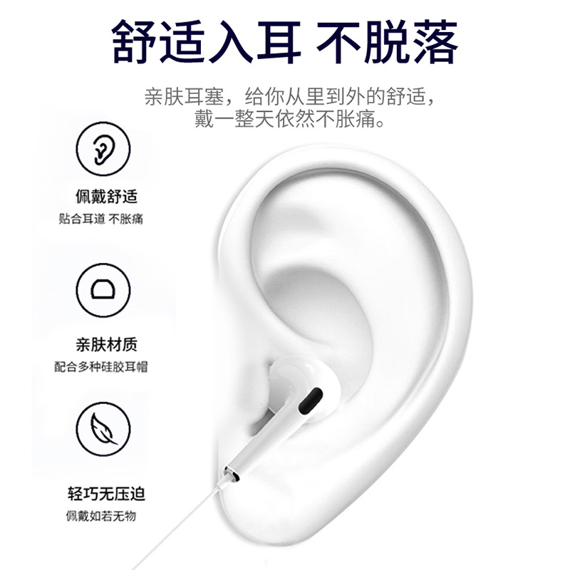 In-ear headphones are suitable for Apple 3rd generation Bluetooth 3.5mm wired music TYPE-C with high fidelity Application Scenario