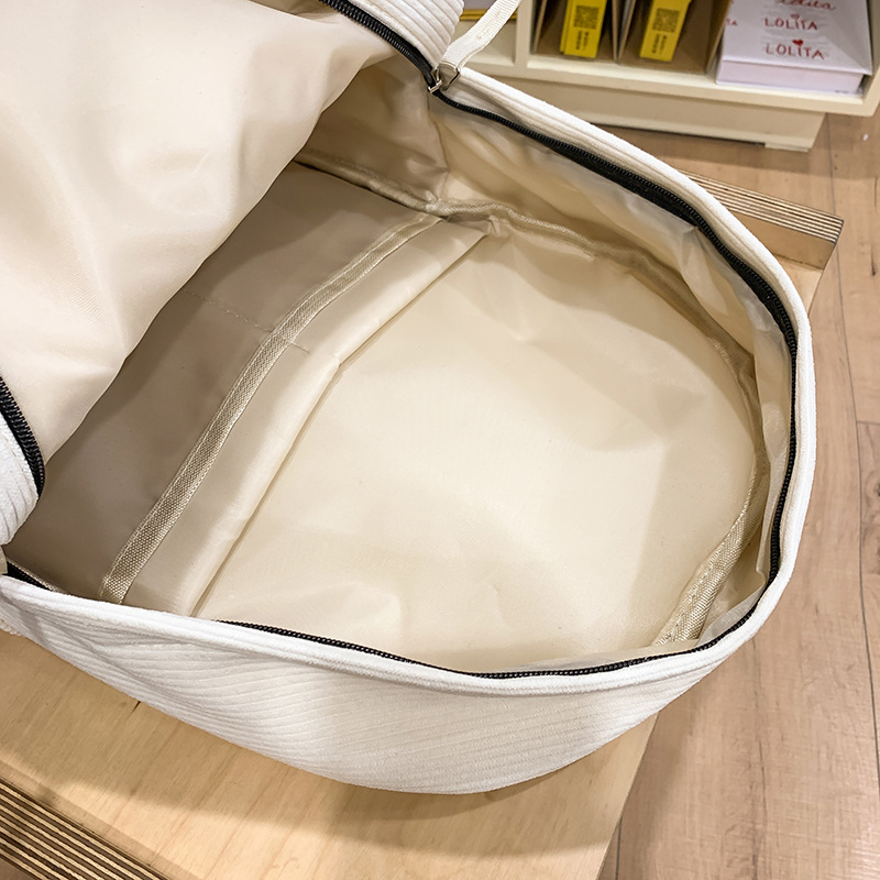 2024 New schoolbag for junior high school girls, high appearance level bow backpack, Korean-style lazy style college student backpack for girls Application Scenario
