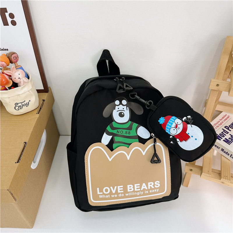 Children's bags, large-capacity girls' backpacks, cute cartoon baby schoolbags, backpacks for middle and senior class boys in kindergartens Specification drawing
