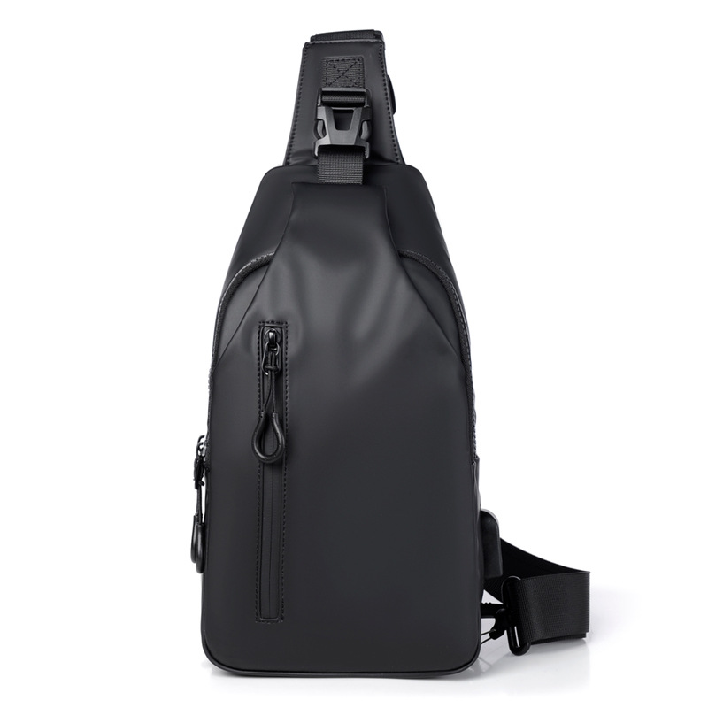 One-piece consignment free shipping crossbody bag, men's trendy brand crossbody chest bag, casual carry bag, versatile men's chest bag for travel full figure