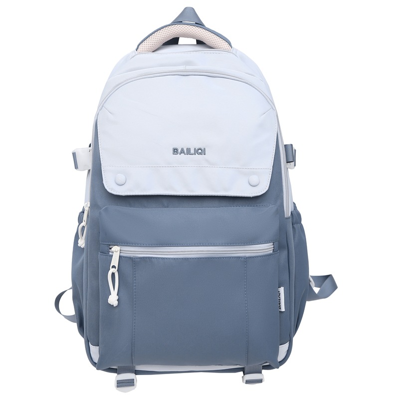 Wide-shoulder strap schoolbag for girls, Korean style Instagram fresh and simple backpack for primary school students, Japanese school style student backpack Item Picture