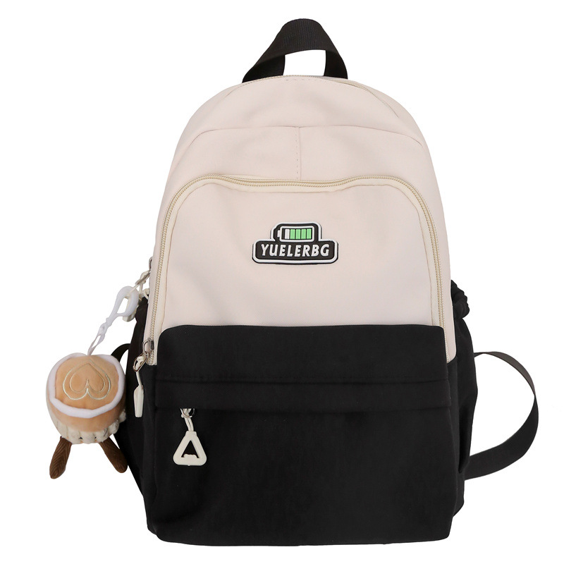 Cute, simple and lightweight small schoolbag, Japanese-style ins fresh mini backpack, high appearance level, forest-style girl's backpack Item Picture