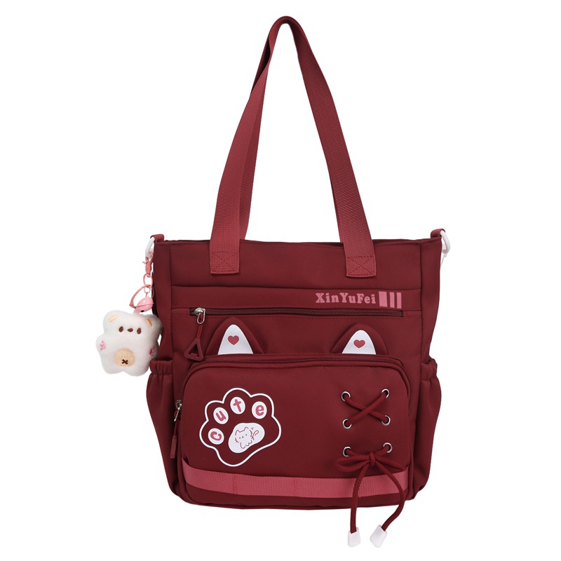 A lightweight and large-capacity backpack for girls in grades three to six of primary school, a cute backpack for girls in junior high school and senior high school Item Picture