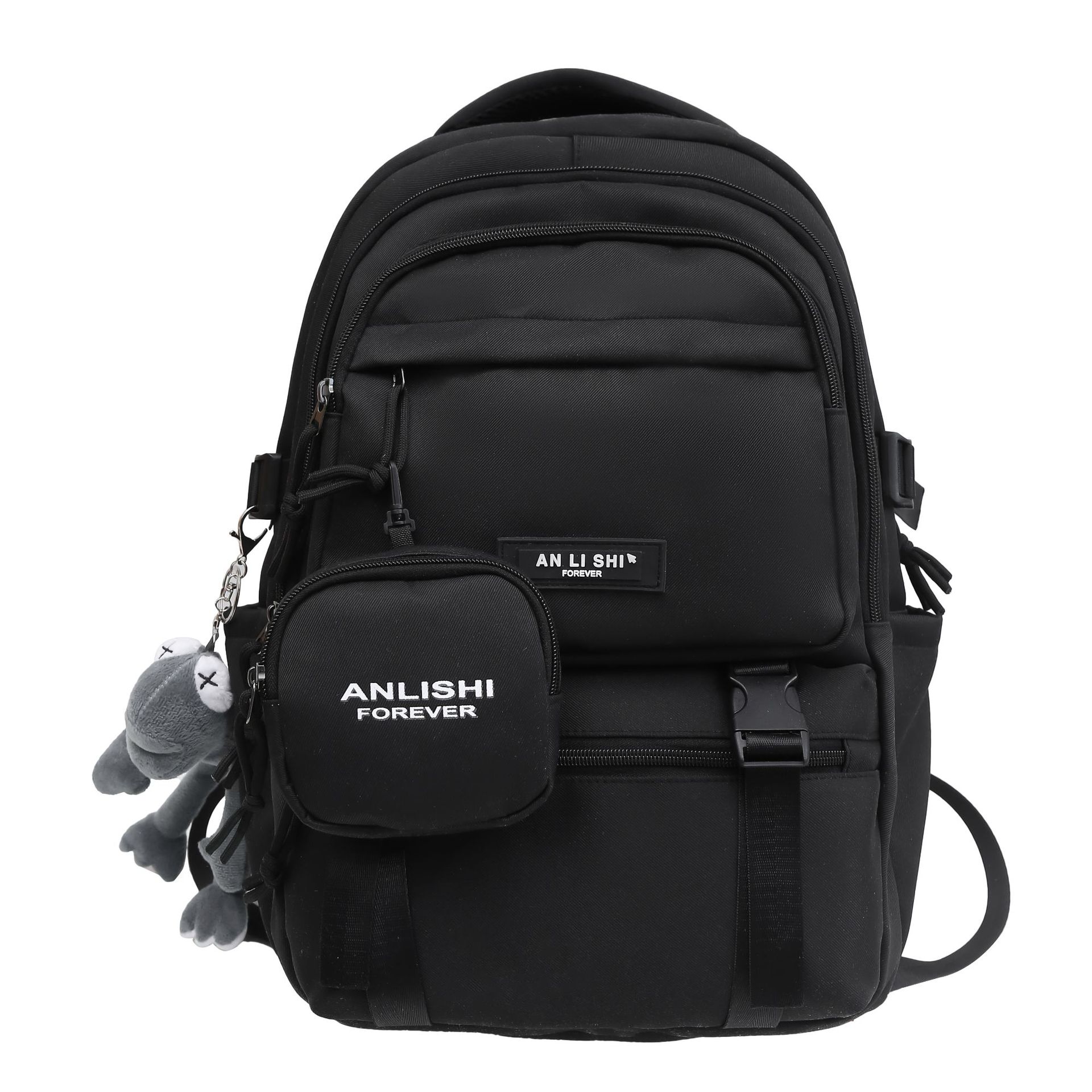 New trendy and cool Japanese-style ins workwear college student couple computer bag, Korean-style middle school student sturdy and durable backpack Item Picture