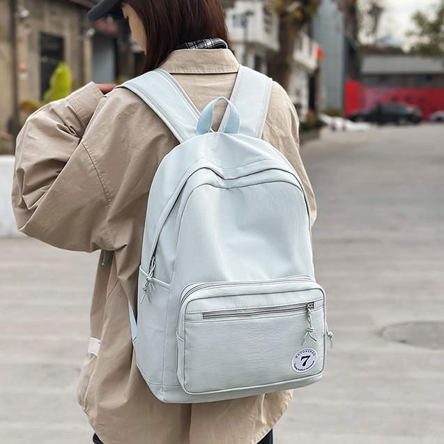 Korean-style schoolbags, trendy commuter lightweight backpacks for male college students, fashionable and simple backpacks for girls, and backpacks for junior and senior high school students full figure