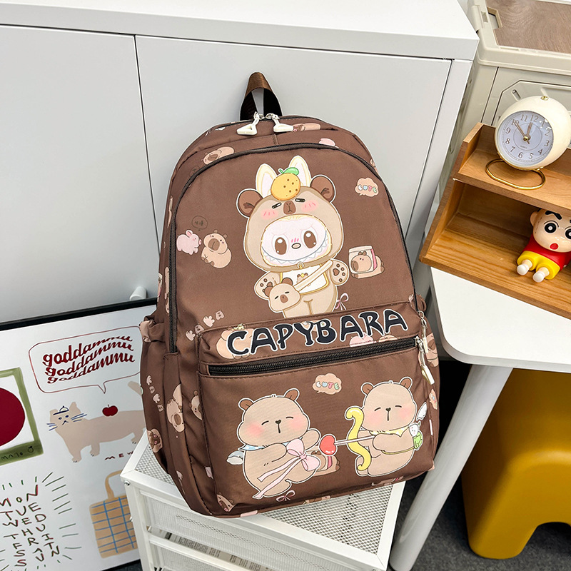 Sanrio cartoon backpack for children, Kuromi student backpack, cute printed kindergarten backpack Specification drawing