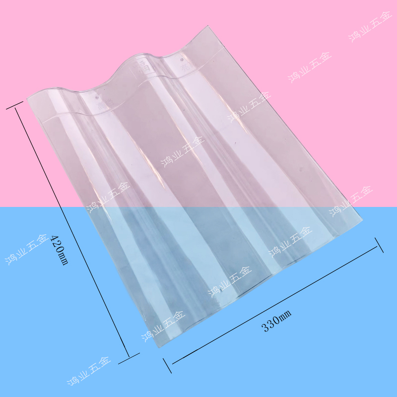 ✅ Transparent roof, high molecular organic resin, transparent glazed tile roof, plastic skylight roof, greenhouse, ceramic tile full figure