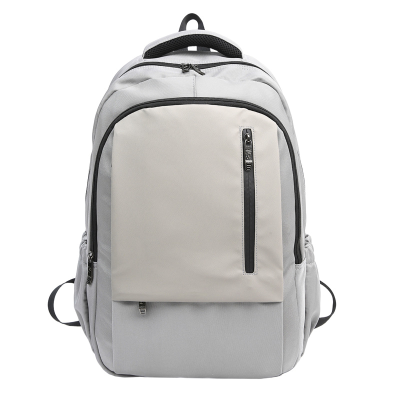 A new high-appearation-level Korean Instagram-style workwear men's backpack, a casual, simple and multi-purpose cross-border large-capacity backpack Item Picture