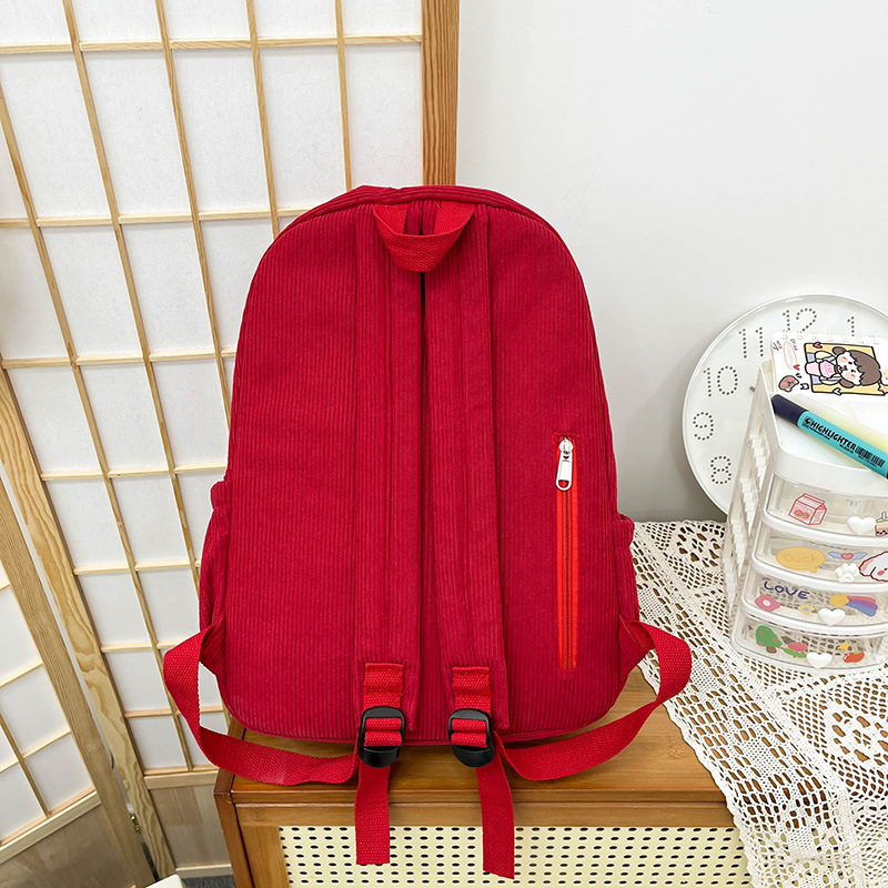 Japanese-style InS-style soft and cute girl backpack, small forest-style fresh and sweet girl shopping backpack Specification drawing