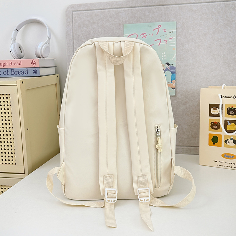 New high-appearancelevel, fresh and cute schoolbag, simple and lightweight for students, fashionable and versatile for commuting, large-capacity backpack Specification drawing