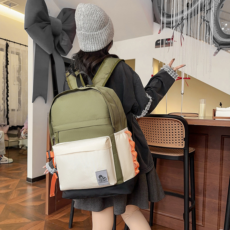 2025 New stylish outdoor travel backpack, versatile for junior and senior high school students, large-capacity outdoor leisure backpack details Picture