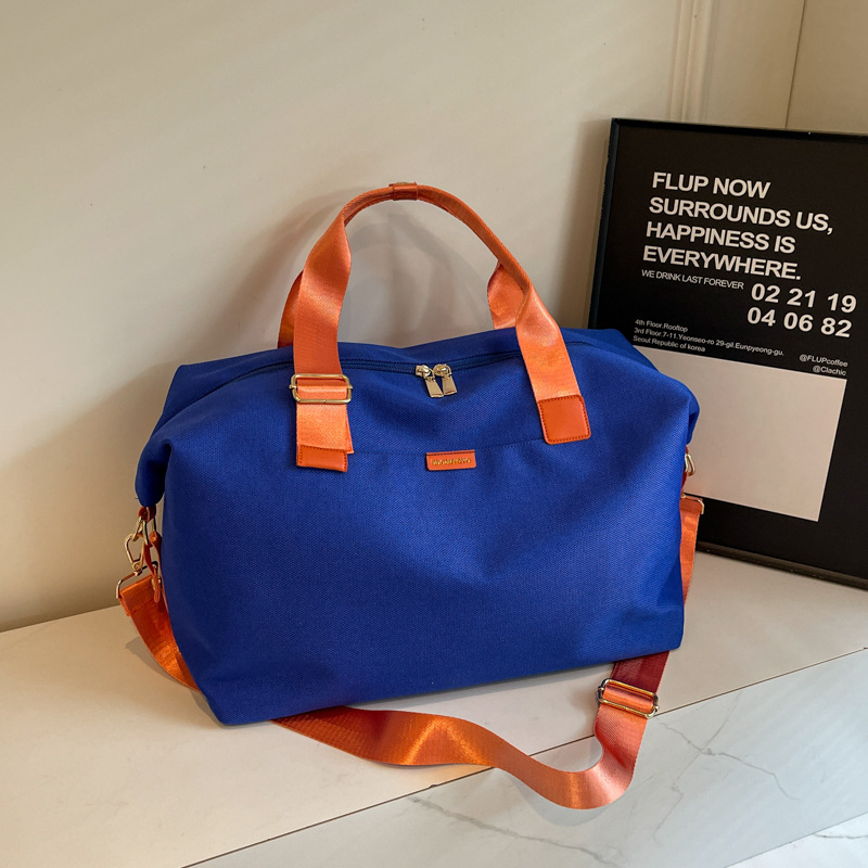 Luggage bags for men and women, short-distance portable travel bags, lightweight business trip clothing storage bags, hand-held crossbody sports and fitness bags Specification drawing