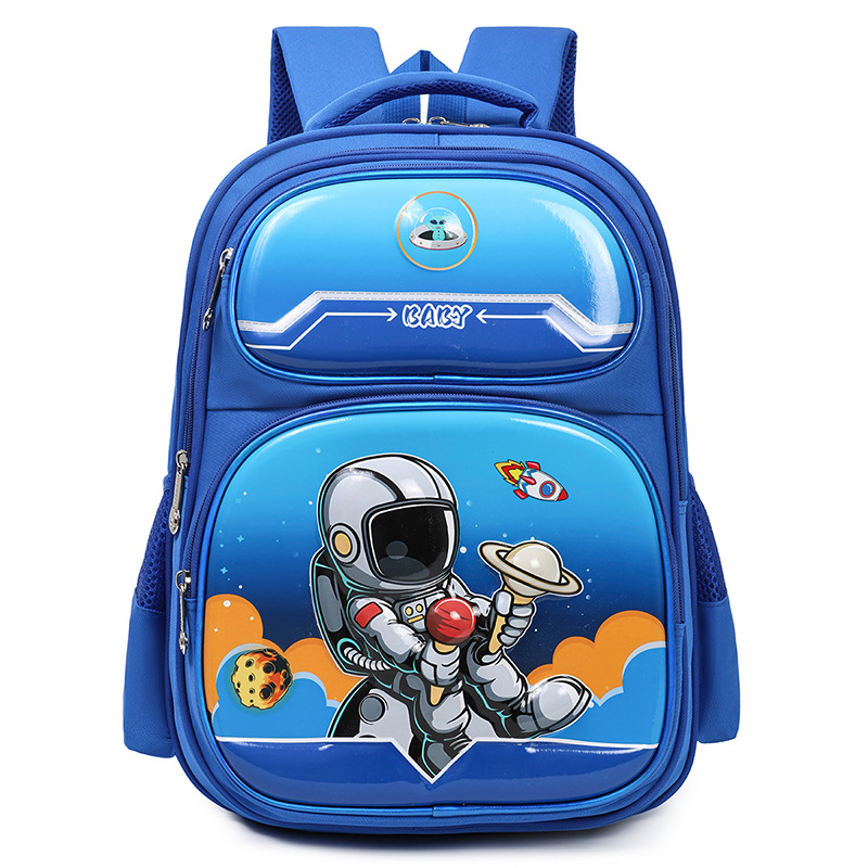 The new Kulomi backpack for primary school students with a large capacity is a multi-layered bag suitable for both boys and girls aged 3 to 6 Item Picture