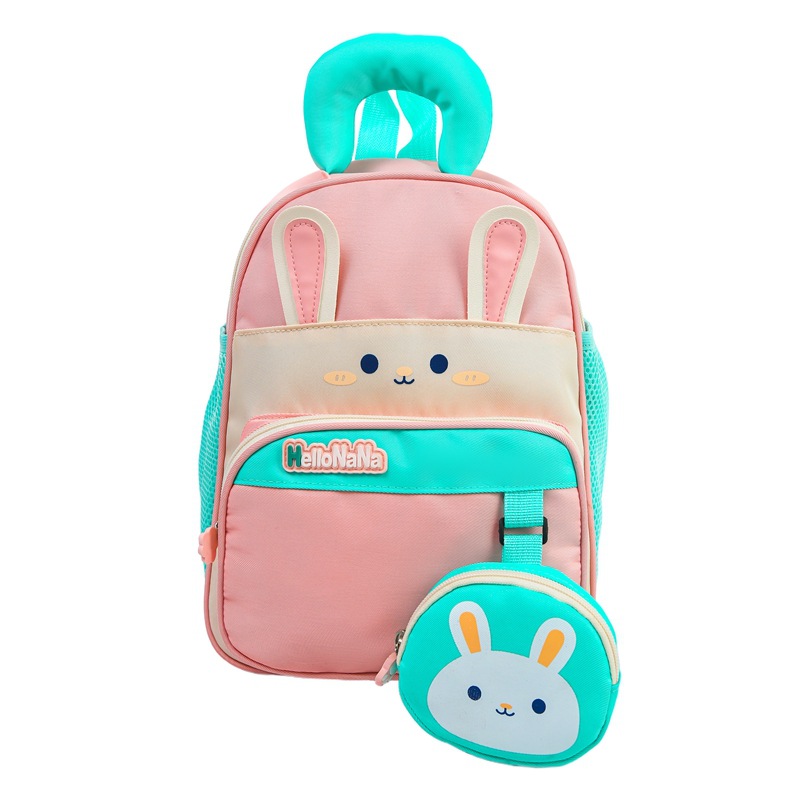 Cute children's small backpacks for going out, girls' kindergarten lightweight baby schoolbags, travel bags, girls' cartoon backpacks Item Picture