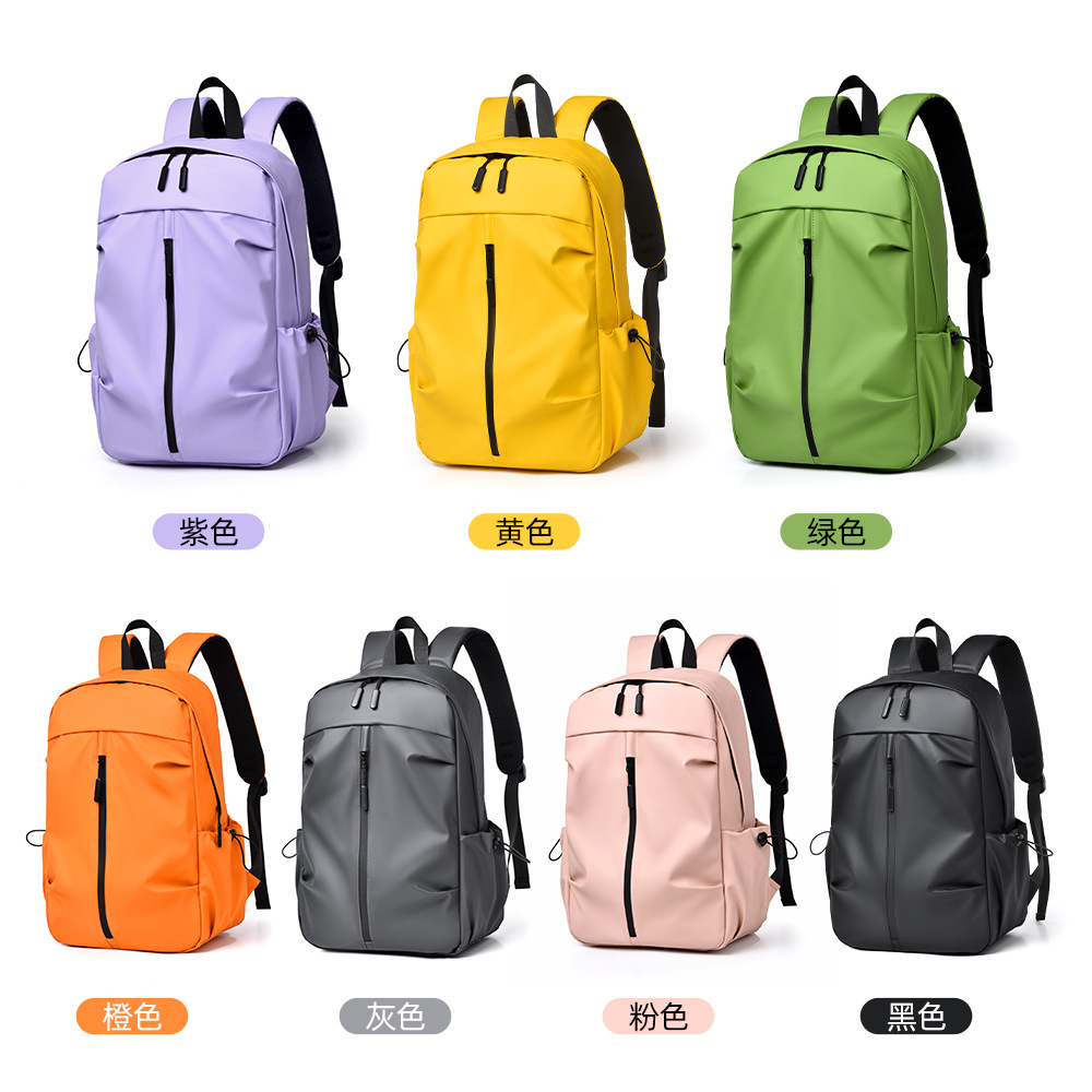 The new girls' backpack has a high appearance level. It is a dopamine colorful casual sports backpack for outdoor travel and mountain climbing Application Scenario