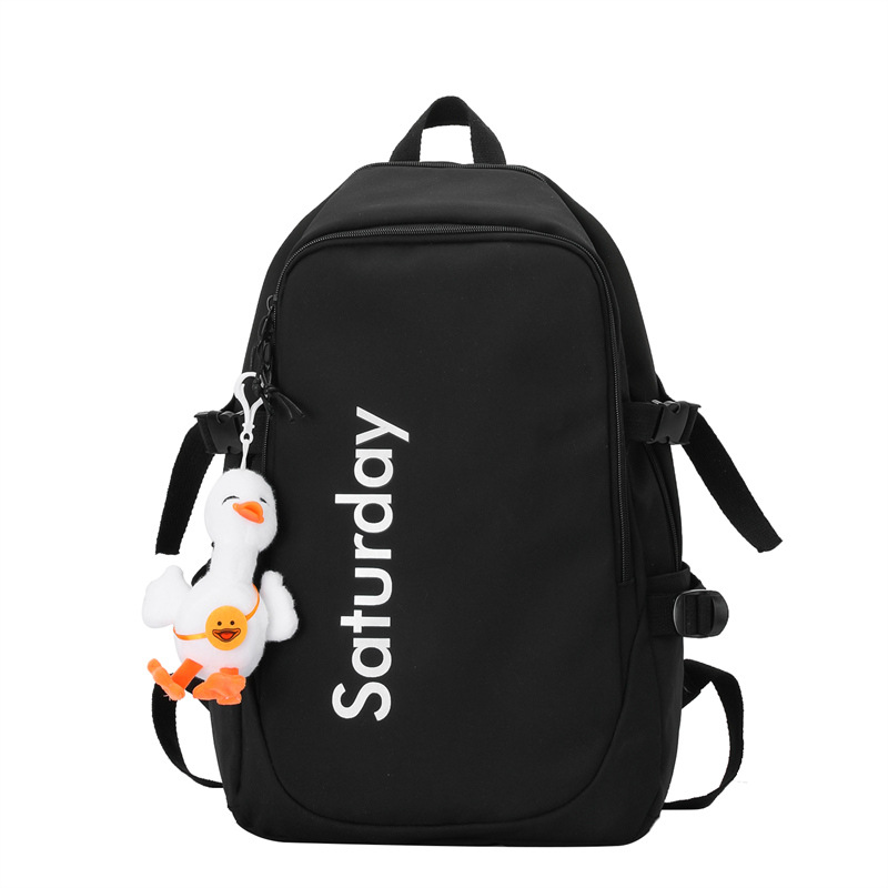 Schoolbag girl on Instagram Korean version, forest-themed color-blocking backpack for junior and senior high school students, college student couple backpack, Japanese style trend Item Picture