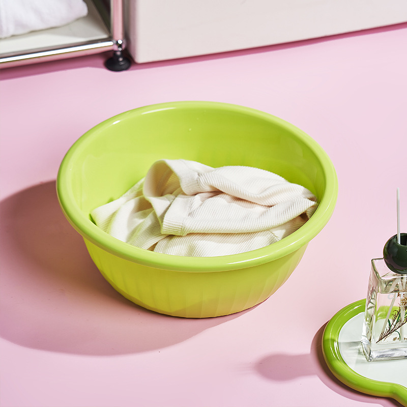 M04-8665 Boys' and girls' washbasin, thickened and shock-resistant household washbasin for student dormitories, sink for washing vegetables details Picture