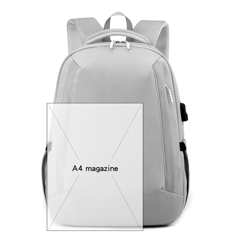 【 Customized 】 Large-capacity lightweight and load-reducing backpack, fashionable nylon backpack, men's business computer bag for both shoulders Specification drawing