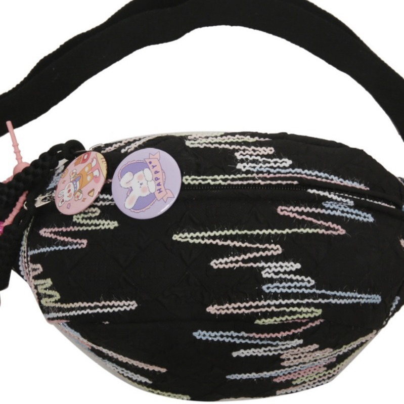 Instagram-style soft girl casual versatile chest bag 2024 new cute small bag, women's crossbody bag, student waist bag Item Picture