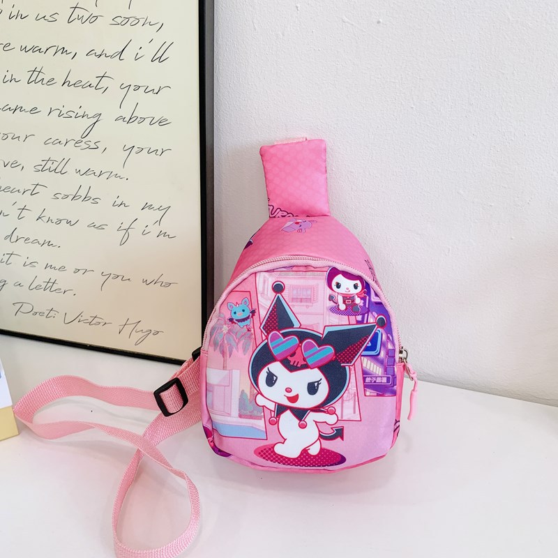 New children's bags, kindergarten cartoon children's bags, cute single-shoulder bags, boys' and girls' crossbody bags, fashionable chest bags details Picture