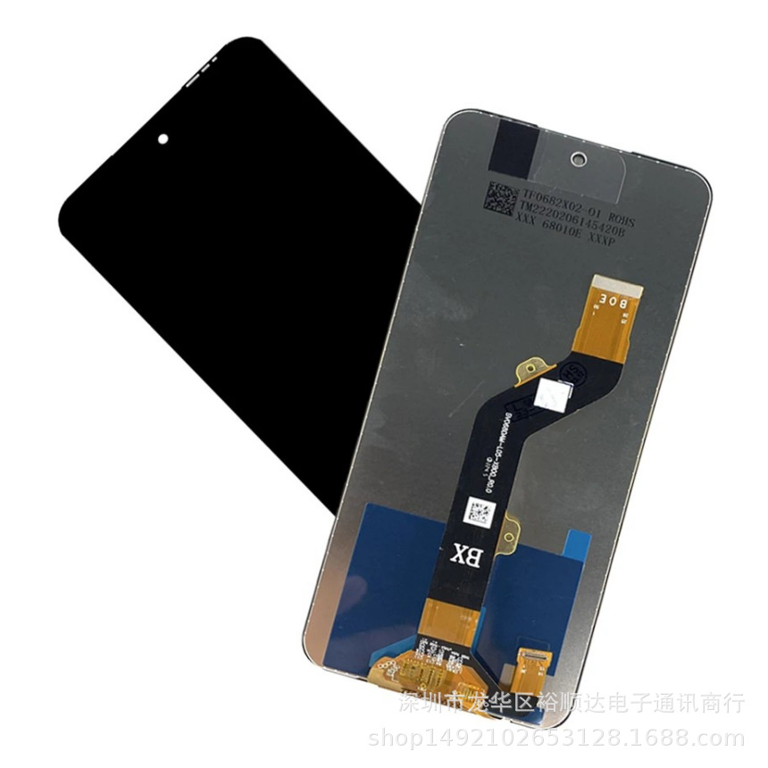 Applicable to Transsion INFINIX Hot 30 Play screen assembly X6835B liquid crystal display Tecno LCD Specification drawing