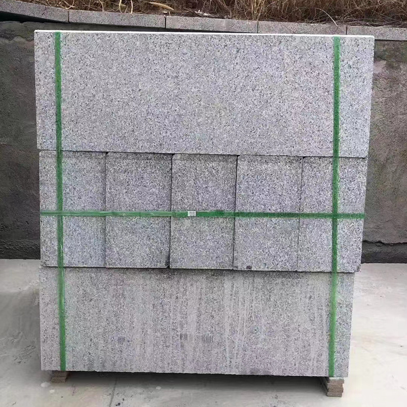 Granite sesame grey curbstone, flamed surface, smooth lime marble curbstone, curbstone manufacturer processes according to demand Specification drawing