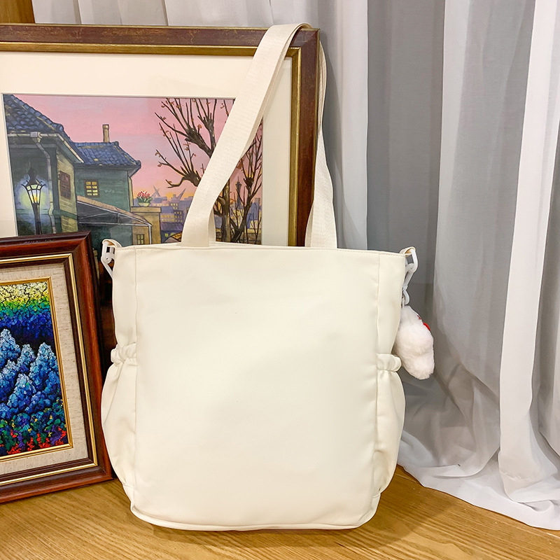 Summer new single-shoulder bag for female primary school students, solid color macaron school bag, high appearance level, sweet girl, cute, smacking pain bag Specification drawing