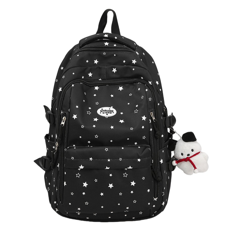 A new high-appearance-level Korean Instagram fresh and sweet candy-colored backpack, a lightweight and large-capacity backpack for junior and senior high school students Item Picture