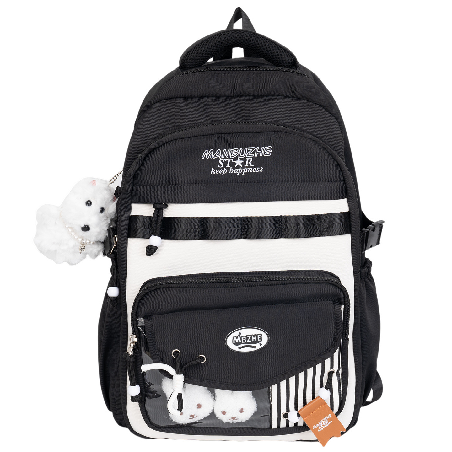 A new high-appearance-level forest-themed fresh, sweet and cute schoolbag, a lightweight and versatile large-capacity backpack for junior and senior high school students Item Picture
