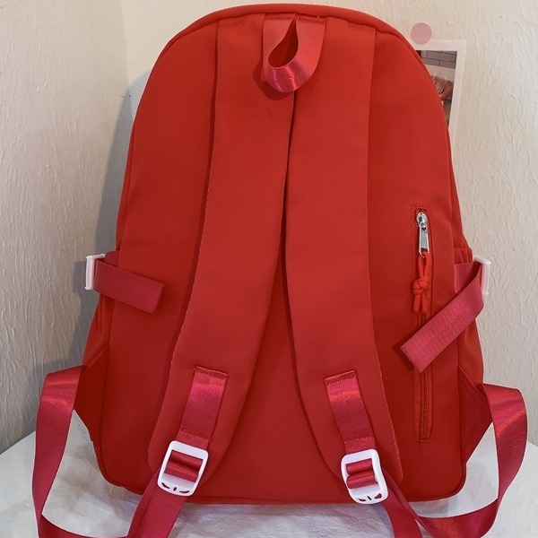 Large-capacity transparent backpack, Korean-style ins forest school style, DIY decoration for primary school students, high appearance level backpack Specification drawing