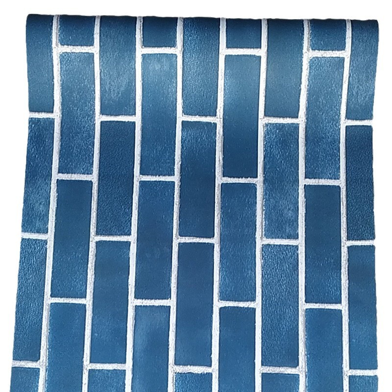 Self-adhesive wallpaper, wall tiles, self-pasted wallpaper, back adhesive, anti-brick, retro bamboo, tea ceremony, TV, back adhesive, wall renovation, 60mm wide Item Picture