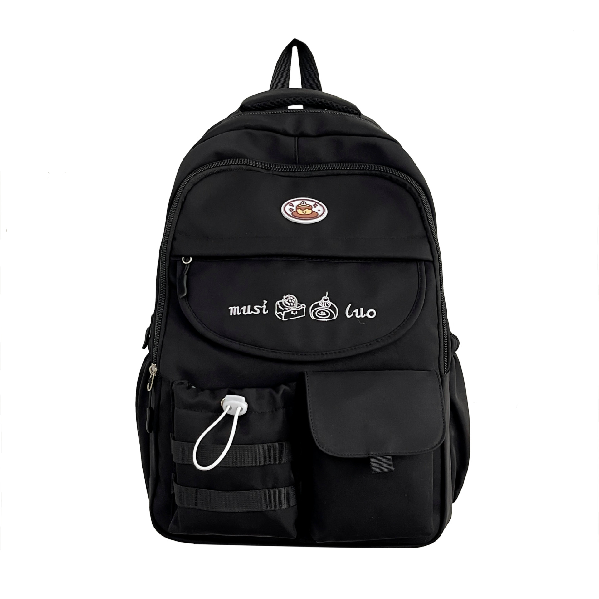 A Korean version of a schoolbag for junior high school students in Harajuku, with a large-capacity backpack in contrasting colors, is a trendy backpack for primary school students at the beginning of the school year Item Picture