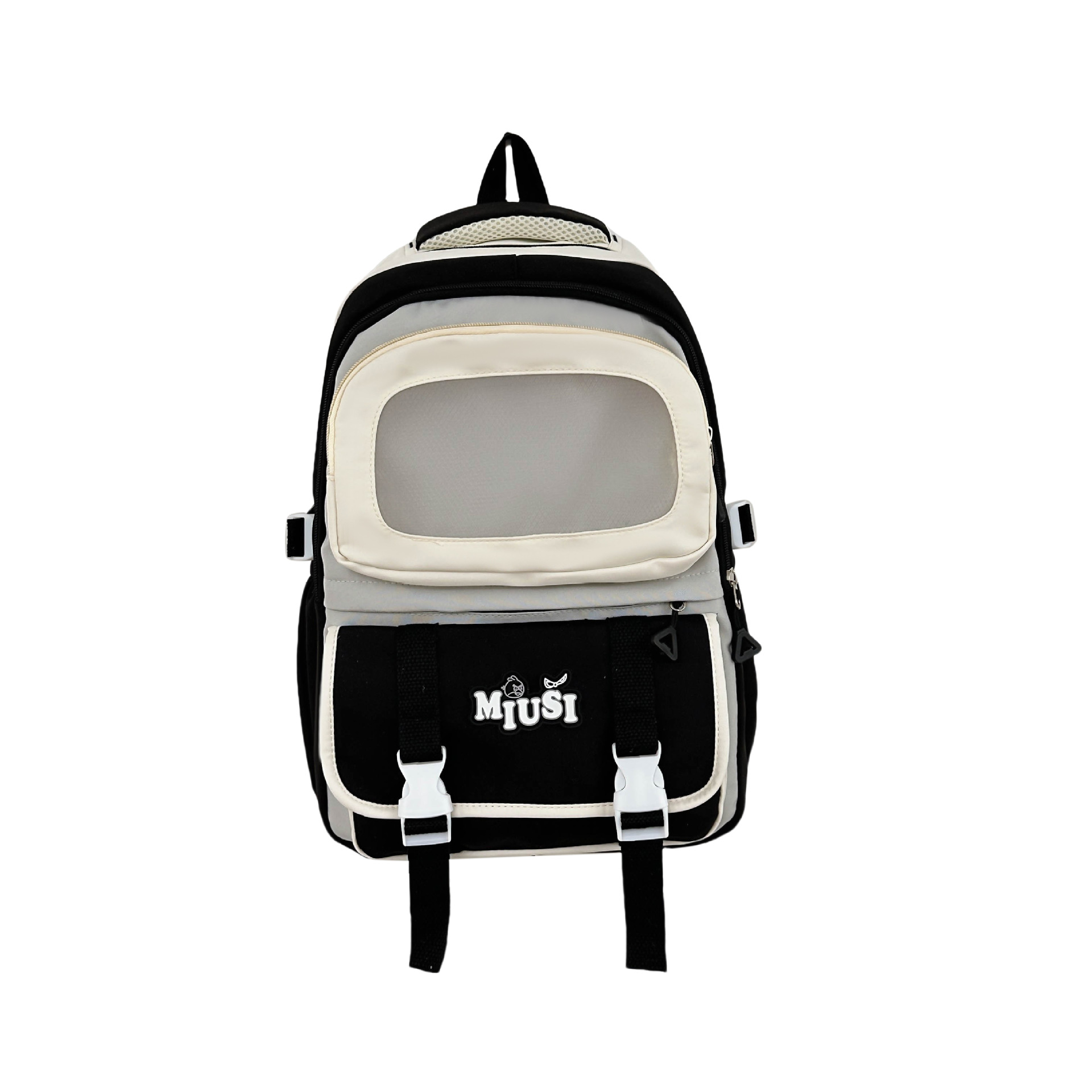 Japanese-style InS-style fresh and clean schoolbag for girls, a cute and transparent backpack for junior and senior high school students, and a casual backpack for them Item Picture