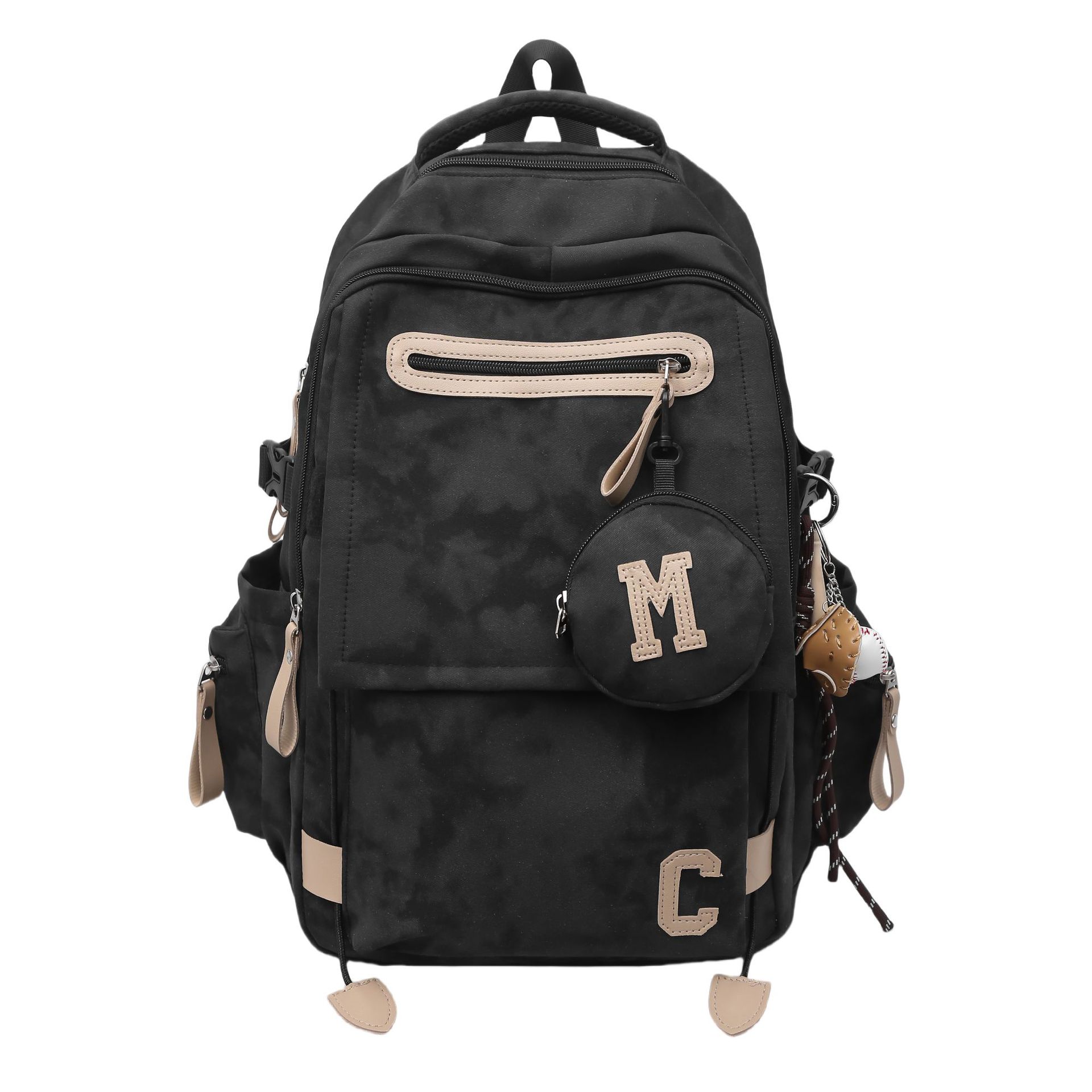 A lightweight backpack for boys, junior high school and senior high school students, 2025 new large-capacity, simple backpack for girls Item Picture