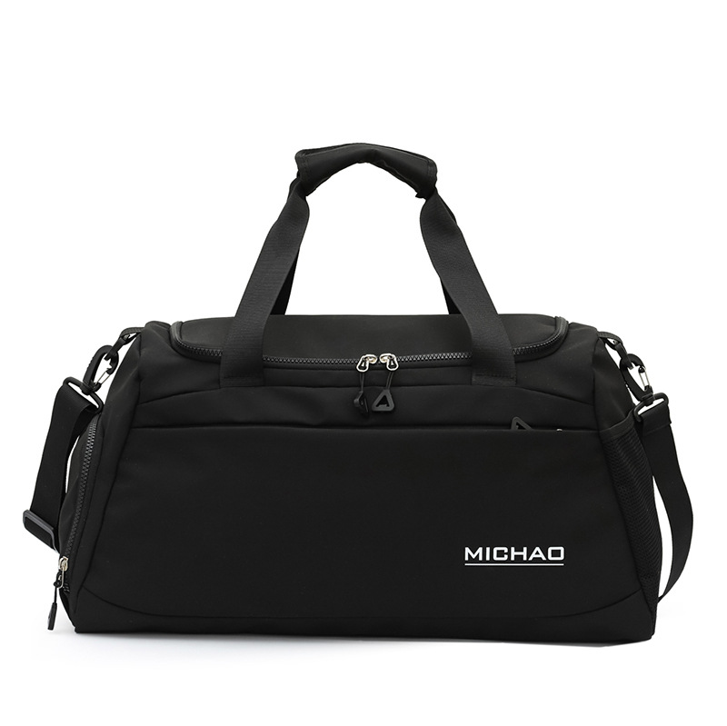 Oxford cloth travel bag, large-capacity sports and fitness yoga bag, independent shoe compartment, basketball dry and wet separation training bag Item Picture