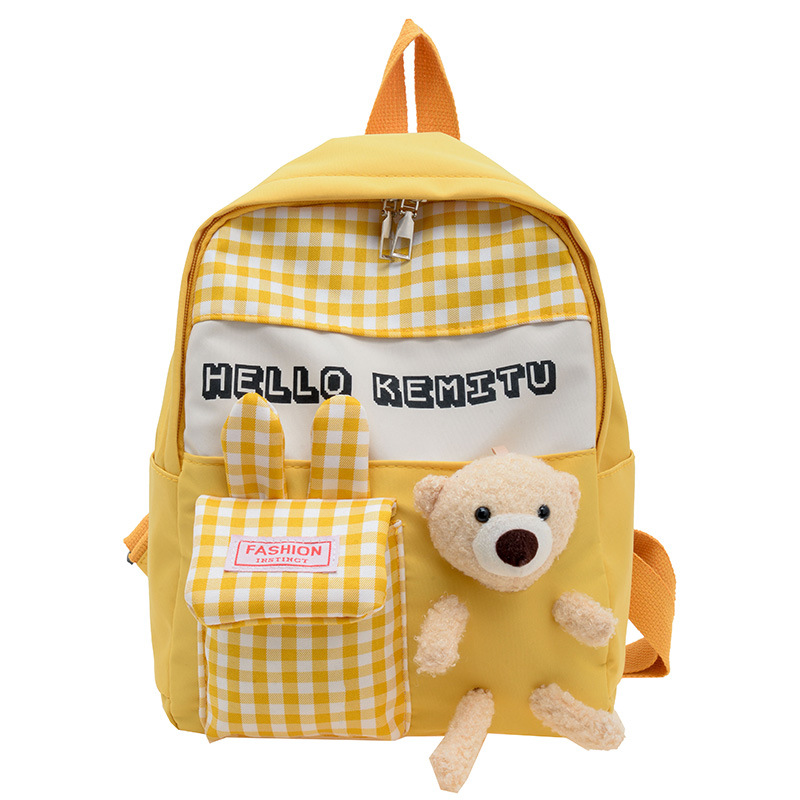 Large-capacity kindergarten leisure and travel lightweight small schoolbag, cute cartoon backpack for girls, primary school students and children Item Picture