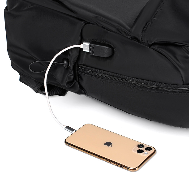 New cross-border backpacks for men, fashionable and casual backpacks, trendy travel bags, business commuting backpacks, and computers Specification drawing