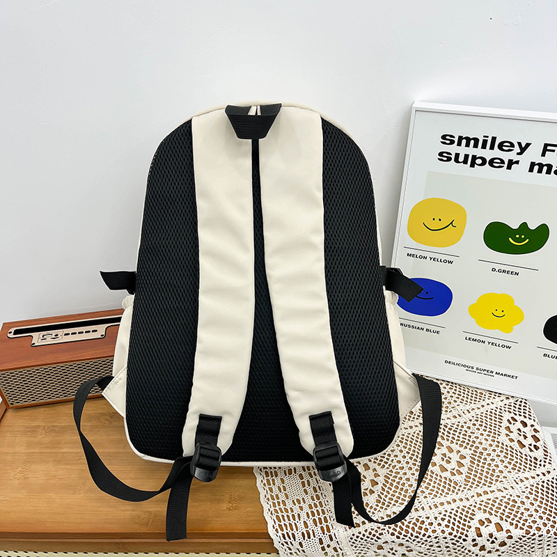 New large-capacity schoolbag for junior and senior high school students, Korean style ins style, versatile, simple and fashionable backpack, casual single-shoulder bag Application Scenario
