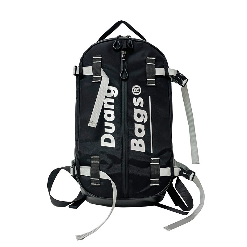 Trendy men's backpacks, ins workwear, cool skateboard bags, outdoor hiking and camping, large-capacity travel backpacks Item Picture