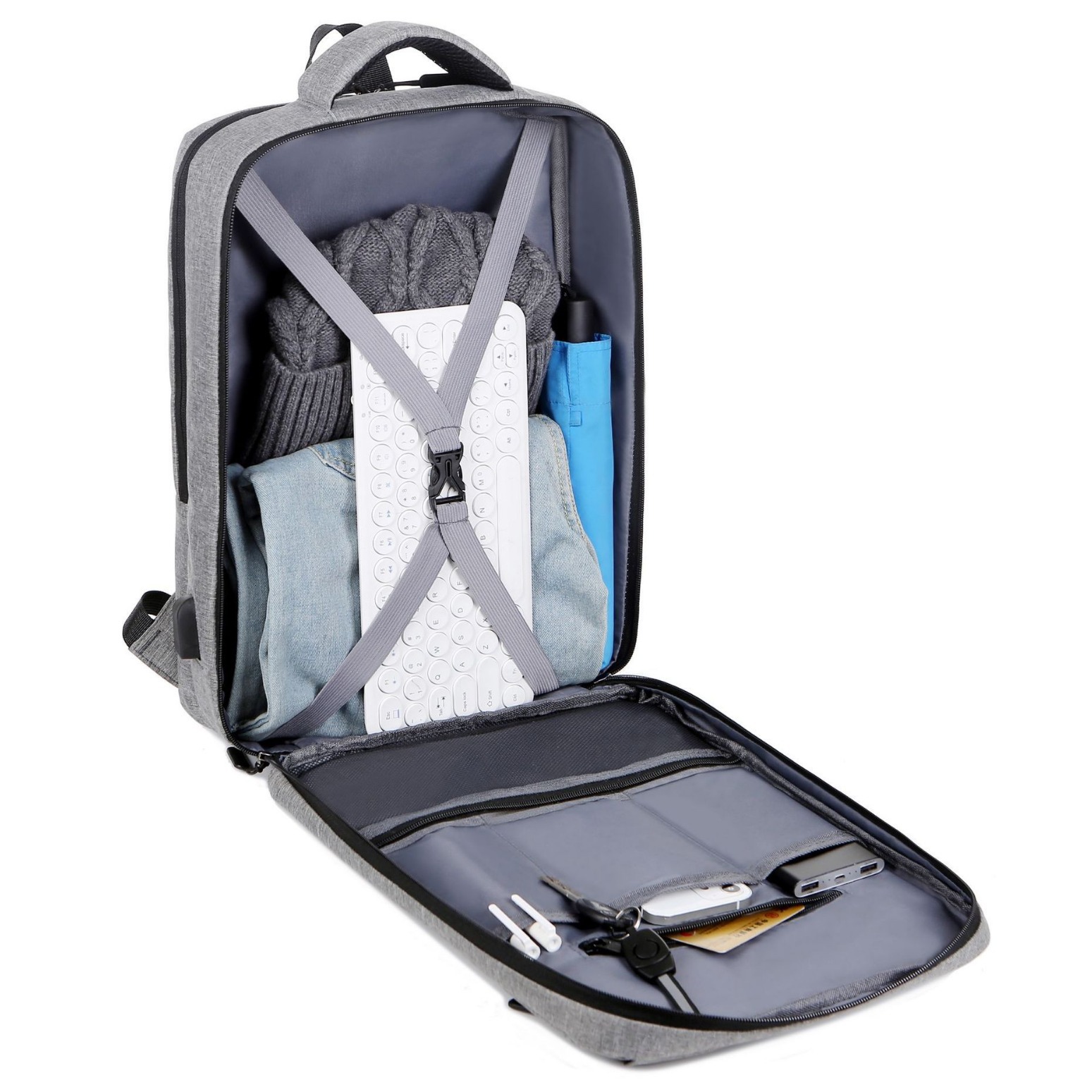 【 Customization 】 Backpack, business computer bag, men's fashionable large-capacity usb computer backpack Application Scenario