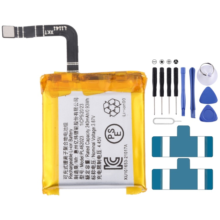 The 240mAh PL462023 replacement battery is suitable for Huami Amazfit Smart Sport full figure