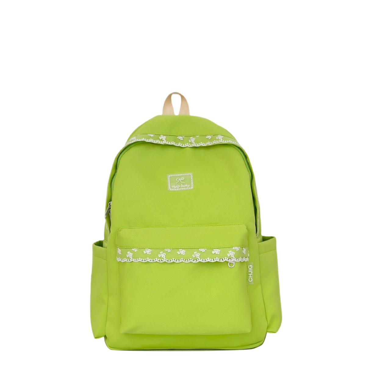 A new Japanese-style backpack with a high level of appearance, fresh and sweet candy color, is a casual and simple large-capacity backpack for primary and secondary school students Item Picture