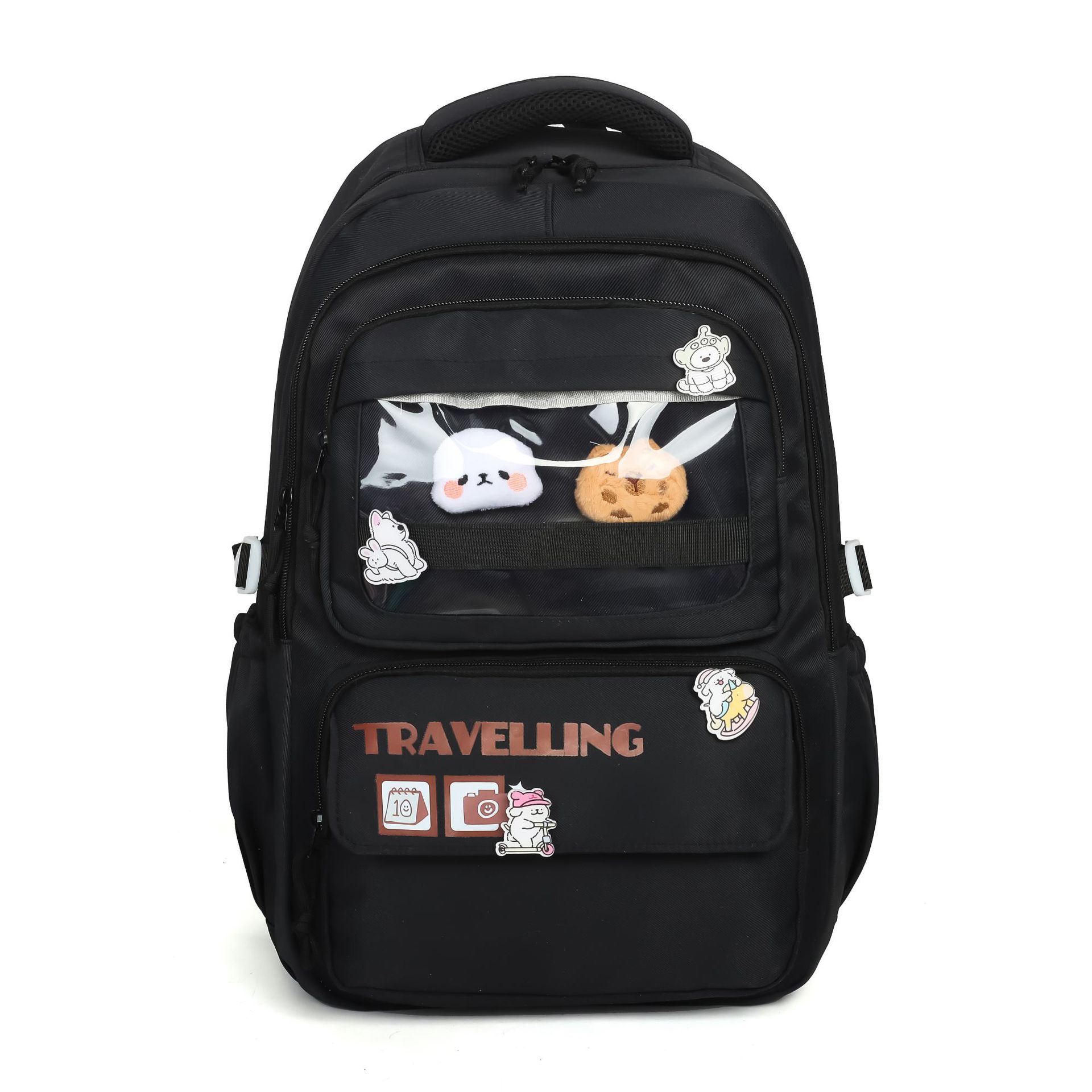 New versatile backpack for junior and senior high school students, durable, lightweight, and with a large capacity. High appearance level, simple and versatile backpacks Item Picture