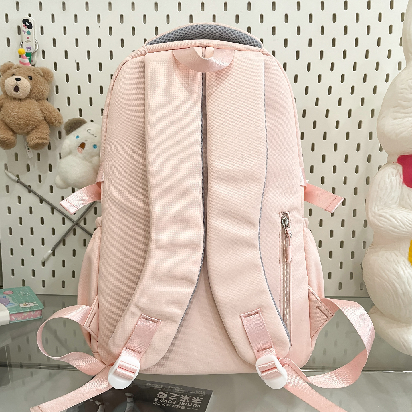 New high-appearance-level college style fresh and cute schoolbag for junior and senior high school students, 2D pain-relieving bag, large-capacity backpack Specification drawing