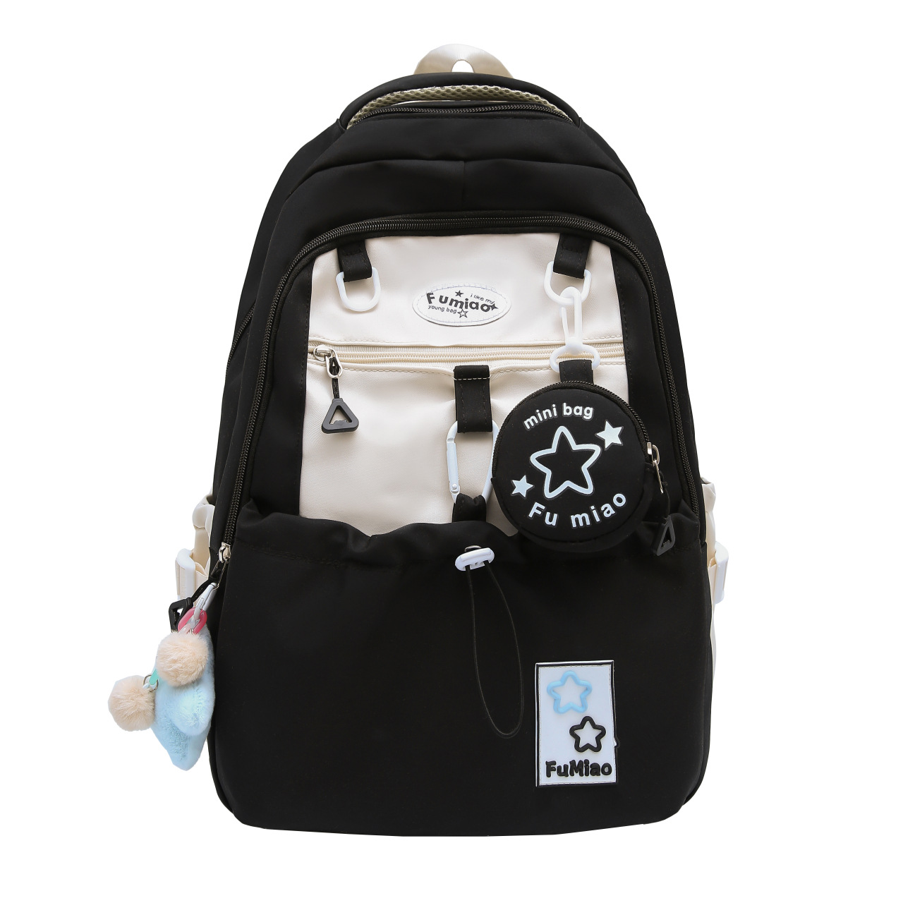 The new summer 2024 schoolbag, a forest-themed ins fresh and versatile backpack for middle school students in grades three to six Item Picture